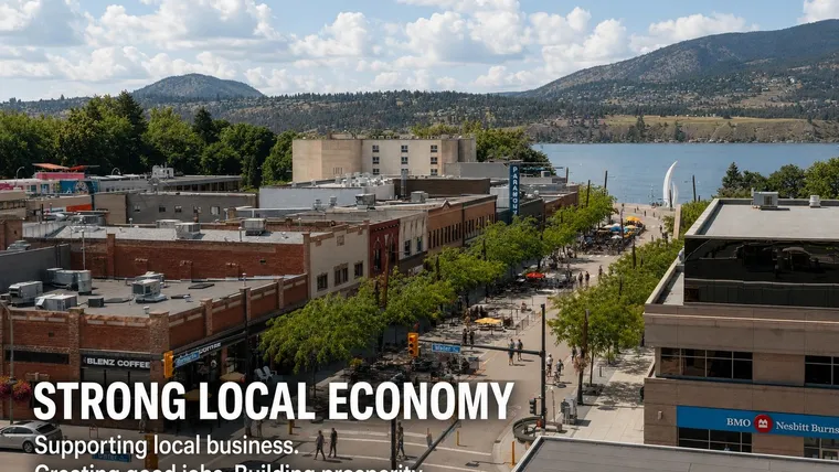 Strong Local Economy: Supporting local business. Creating good jobs. Building prosperity.